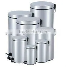 Compartment pedal Stainless steel dustbin