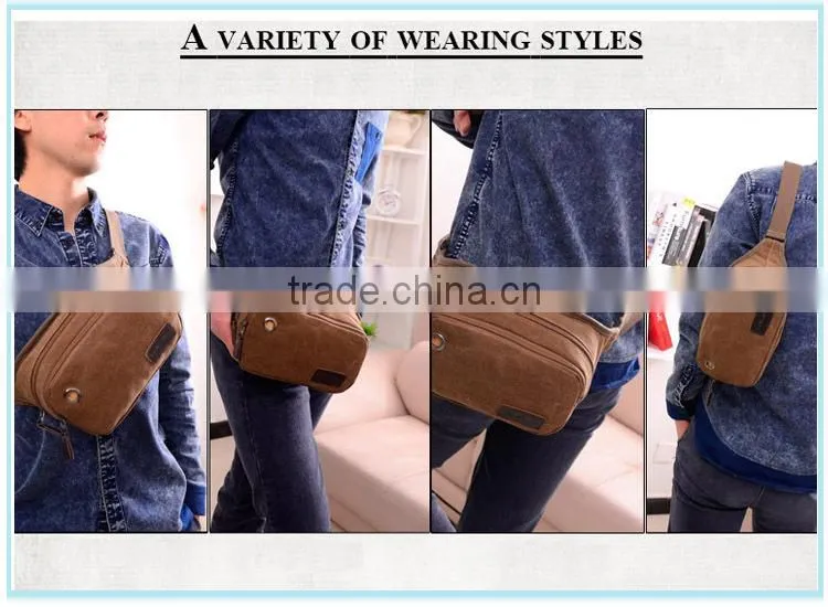 top quality round canvas military bag bags elegant waist bag