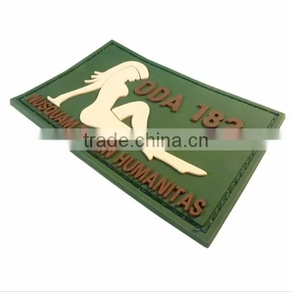1X 9.5*6CM US 3rd Bn 1st SFG Special Forces Group ODA 182 PVC Rubber 3D STICK-ON Patch