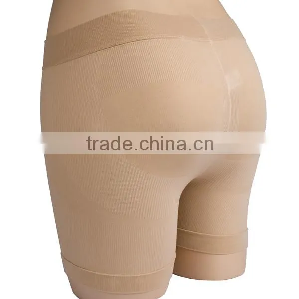 wholesale knitted women body shorts black and skin color sexy women boxer shorts 7015
