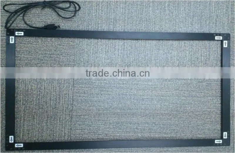 Anti reflective glass 32inch IR touch screen infrared touch frame overlays