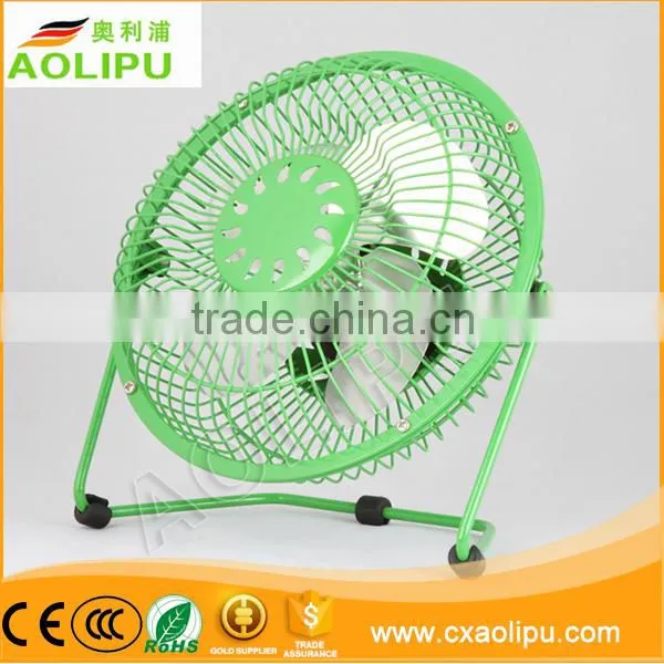 colourful 360 degrees metal material 12v car usb fan