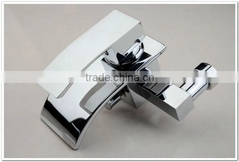 Wall Mounted chrome Waterfall bathtub shower mixer tap QH0517W