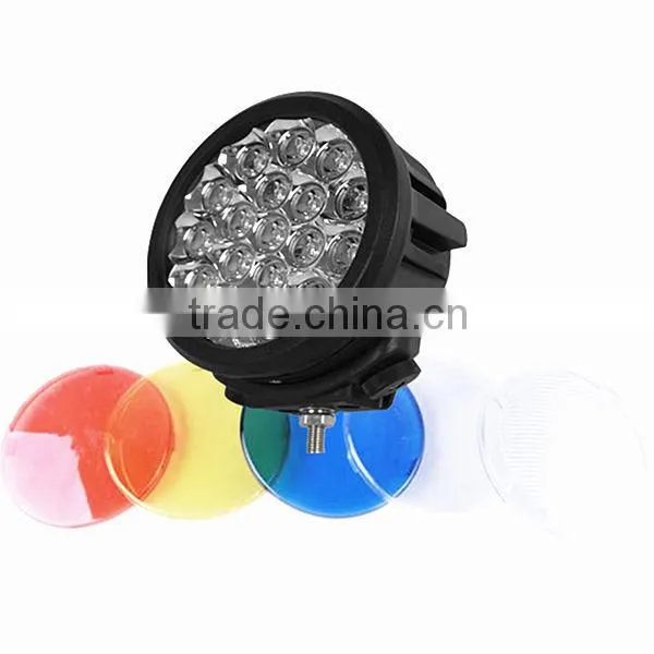 Auto parts of new product 2014 led truck spot light, offroad led lights 7" 90w led work light