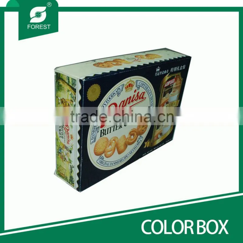 FOOD GRADE ENVIRONMENTAL PAPER COLOR BOX FOR PACKING SUSHI WITH GLOSSY LAMINATED