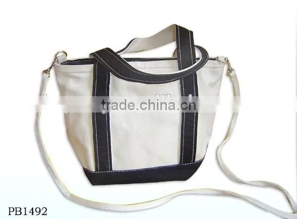 pomotional canvas lady leisure handbag shoulder bag