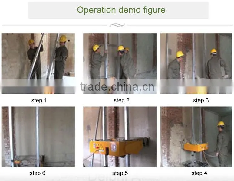 auto wall rendering machine supplier to Algerie market