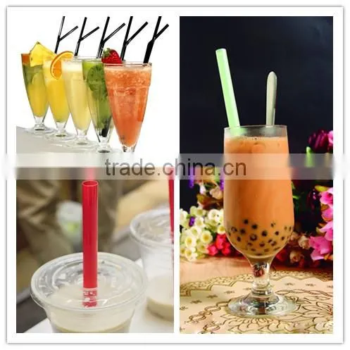 Plastic drinking straw for pearl milk tea