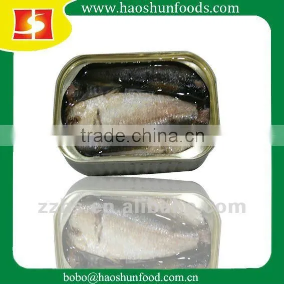 Canned Sardine in vegetable oil Club tin