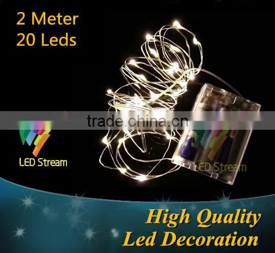 20L RGB string led light table decoration