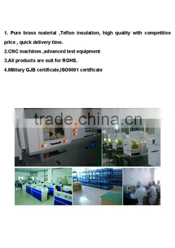 Reverse polarity SMA male body ,female socket for RG6 cable,RP connector , RF connector ,coaxial connector