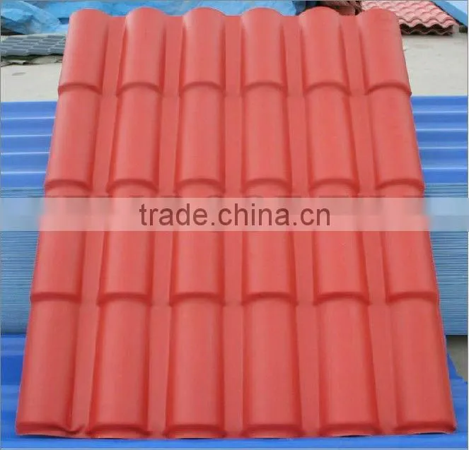 Heat Insulation plastic resin roofing material