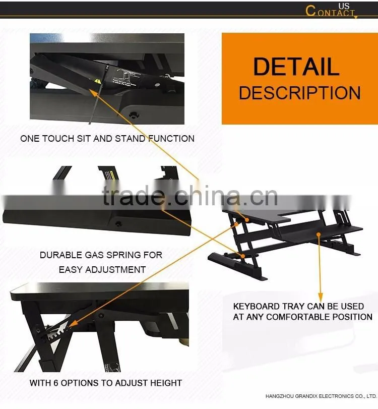 China manfacturer mobile computer desk
