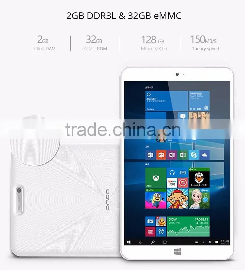 Original 8.0 inch IPS Onda V820w CH Windows 10 Android 5.1 IntelZ8300 Quad core 64bit 2GB/32GB Windows10 Tablet PC OTG 1280*800