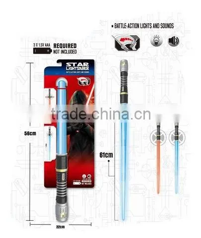 2016 86 cm length Led Flashing laser Sword toy with laser light and sound toy