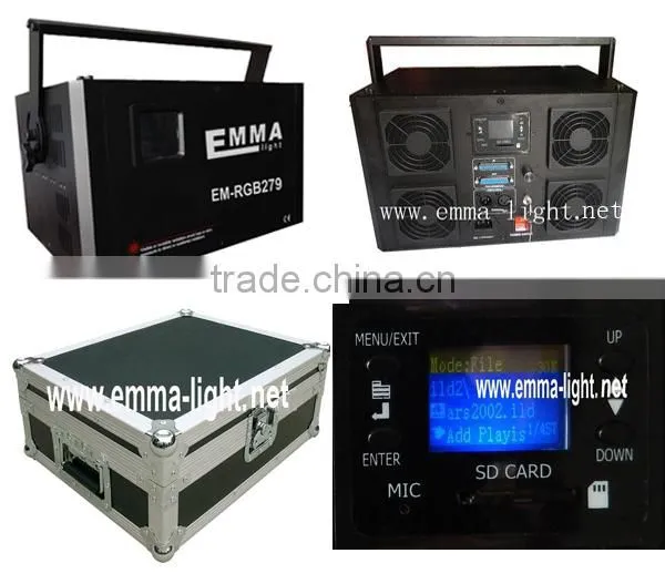 40kpps scanner 5w ilda rgb laser ,programmable rgb laser show ,sd card laser light