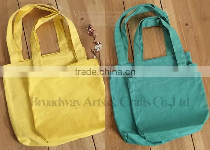 Reusable cotton shopping bags blank cotton tote bag