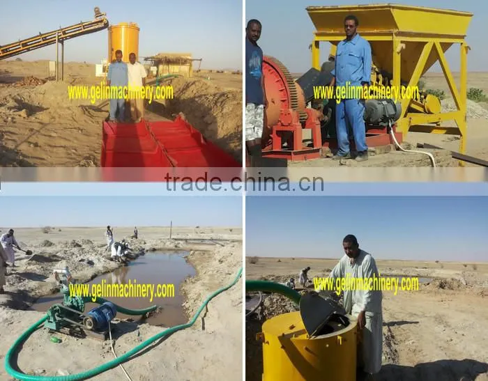 Full sets placer gold concentrate gold alluvial