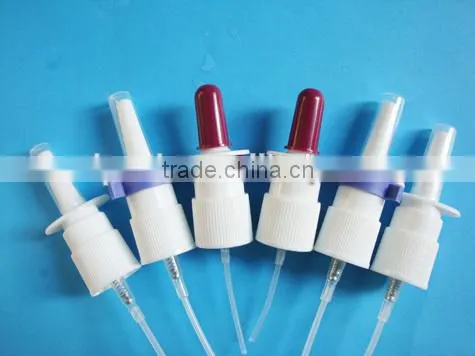 aluminum throat sprayer, 18mm 20mm plastic medicine sprayer
