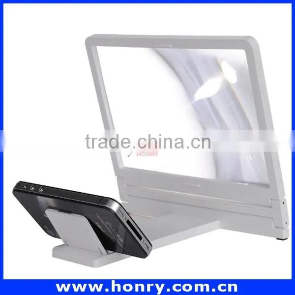 New Product 3D Movie Amplifier Foldable Mobile Phone Screen Magnifier Video Amplifier with Holder For Smartphone