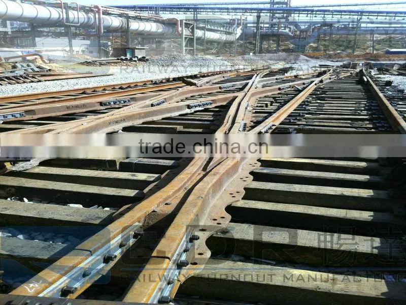 Railway switch and crossing