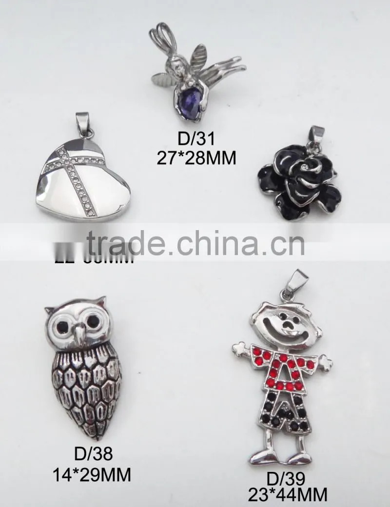Stainless Steel Angel Wing Charms