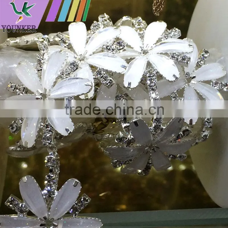 Bling Bling Fashion latest Fancy Rhinestone Cup Chian For Garments,bags,shoes decorations YSC25