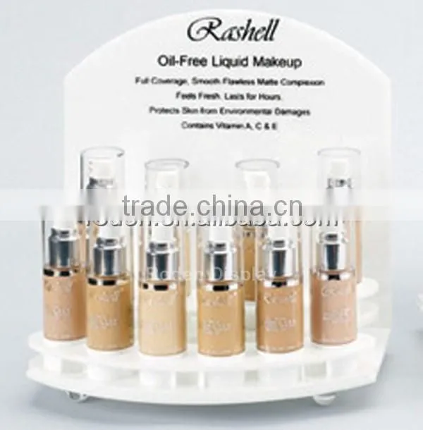 Clear Acrylic Beauty Case Cosmetic Showcase Cosmetic Floor Standing Display