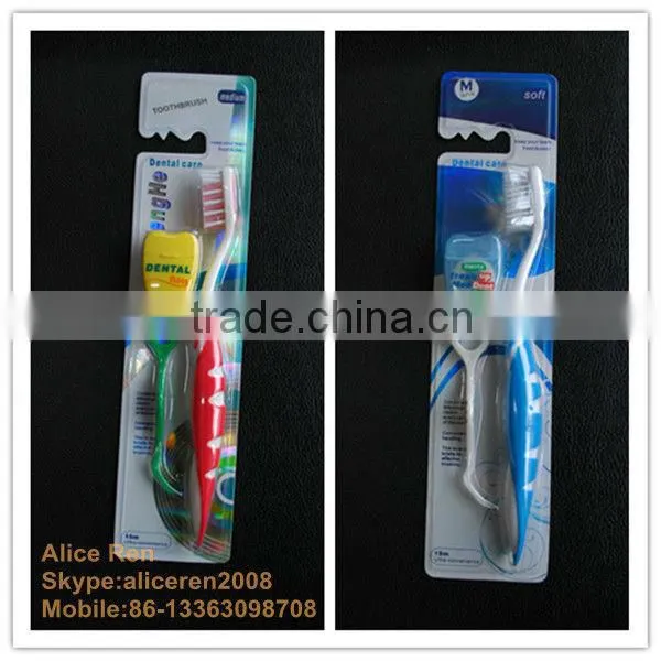 Soft Nylon bristles toothbrush kits