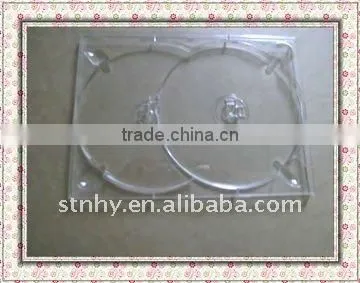 7mm Clear double-sided DVD tray
