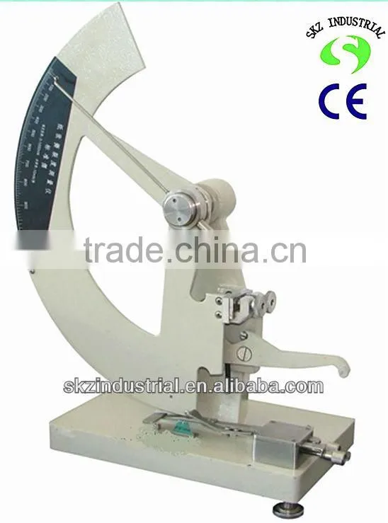 Paper and board tearing strength tester