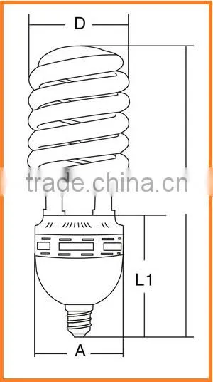 half spiral street lamp supplied by factory