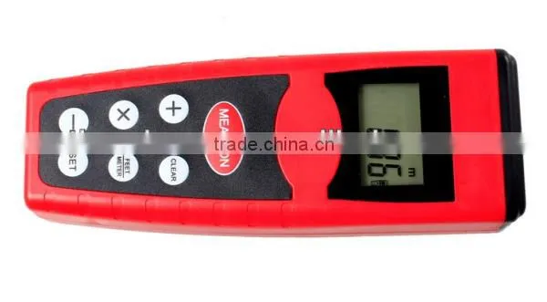 2013 New LCD Ultrasonic distance measurer with Laser Pointer