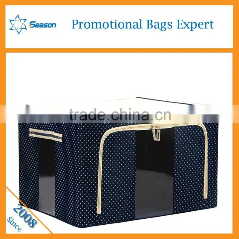 zipper fabric storage boxes fancy storage boxes foldable fabric storage box
