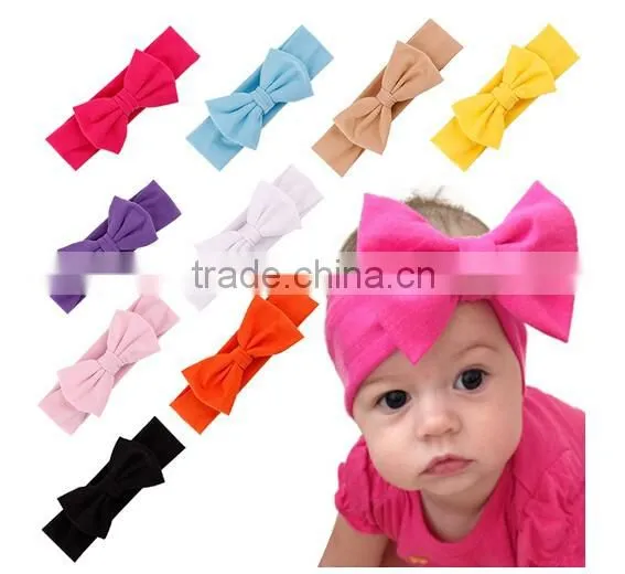 Baby Girl Toddler Lace Flower Bowknot Headband Hair Band Accessories