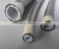 1 inch stainless steel braided PTFE smooth bore teflon hoses