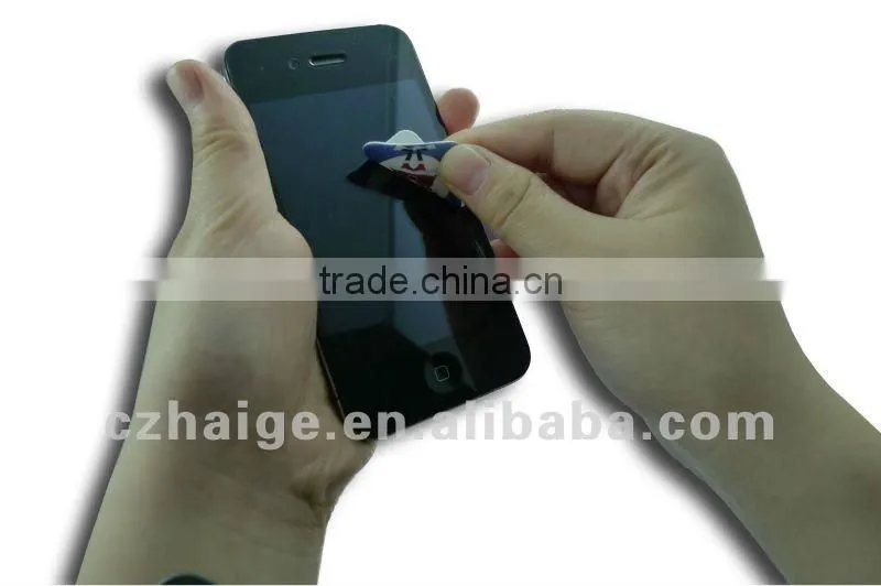 2015 hot smartphone sticky microfiber screen cleaner