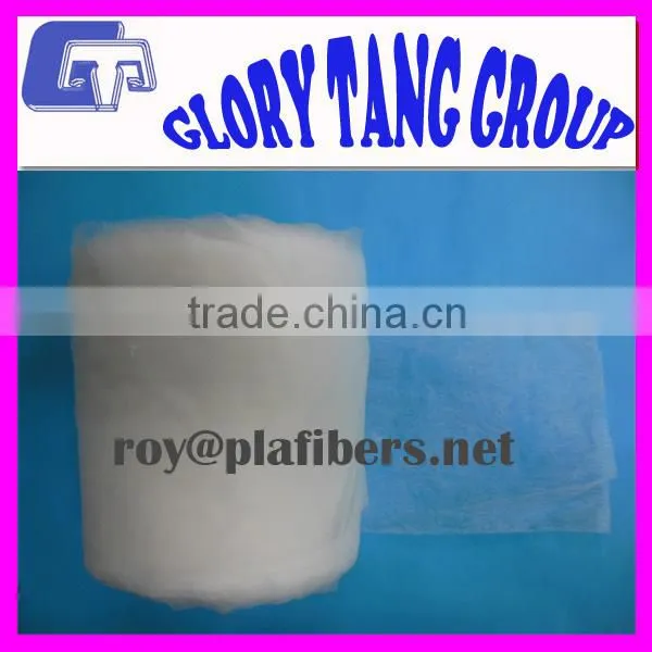 biodegradable PLA hot air through nonwoven fabric for diapers, sanitary napkins