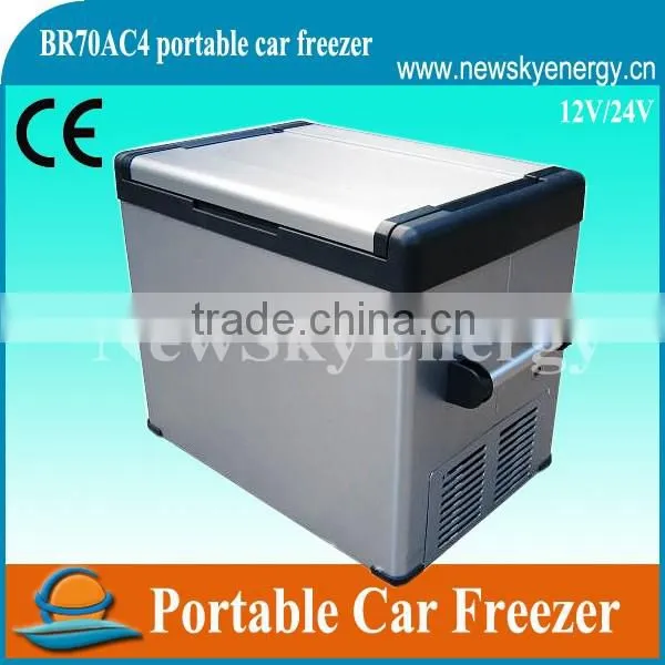 12V 24V BR70AC4 Digital High quality portable Cooler Box deep Car Freezer