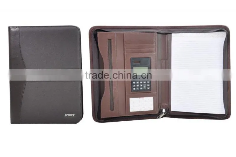 Hotsale portfolio,promotion portfolio,portfolio with calculator stationery office