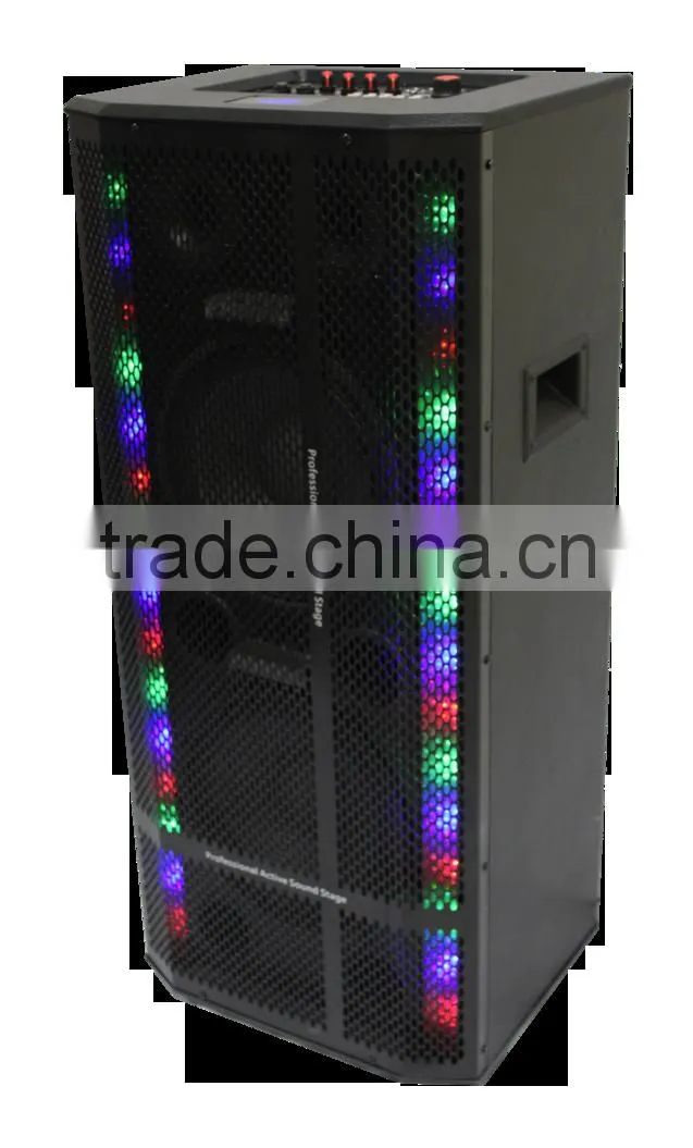 2016 willico BT Bluetooth DJ Party Speaker w/ Wireless Microphone + LEDs wws-63