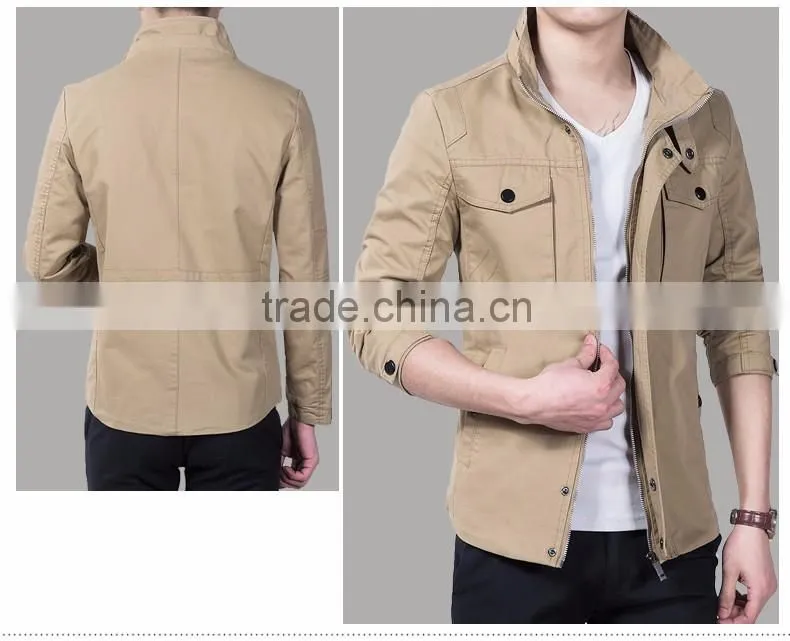 Custom latest fashion jacket for men , OEM services yingzhong Garment