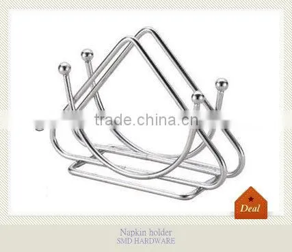 Metal chrome triangle napkin holder
