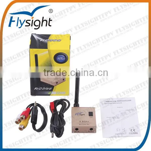 C275 Flysight RC306 32CH 5.8Ghz Wireless Portable Mini FPV Video Receiver for DJI Airplane