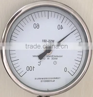 Temperature Bimetal Thermometer to 100 Degree for Industry or Marine