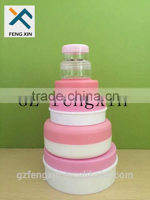 Family set offset printing 5g 10g 50g PP cream container