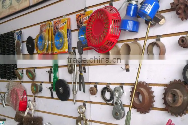 China factory price 15mm18mm melamine mdf/showing board with 11 grooves used in supermarket
