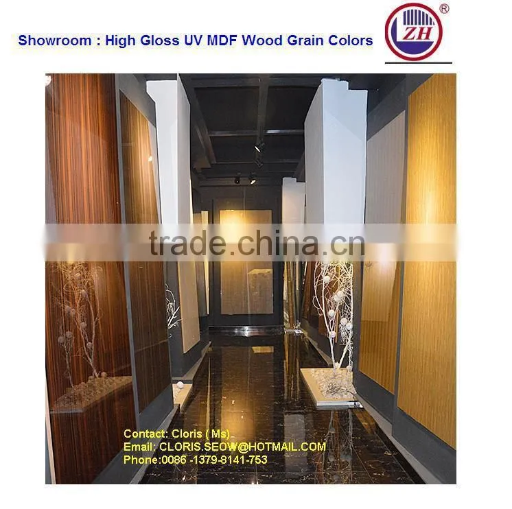 Acrylic laminated high gloss sheets 18mm for kitchen cabinet door panel