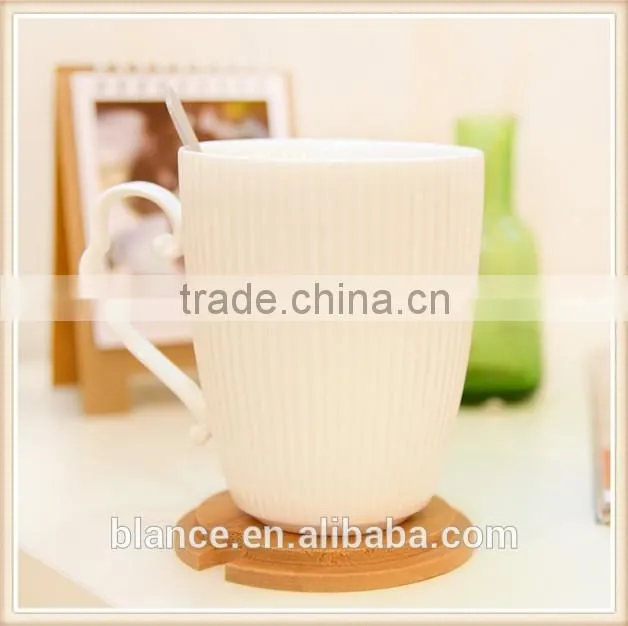 white personlized coffee tea cup promotion