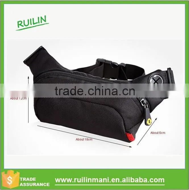 Cycling Waist Bag Adjustable Waist Pouch Bum Bag Portable Fanny Pack Black hot sales sports bag online